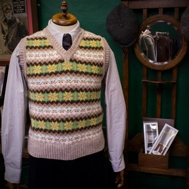 100% Shetland Wool Fair Isle Vests