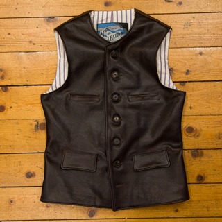 Shackleton Waistcoat (Blue Label), Seal Goatskin, 38 - BLS#002