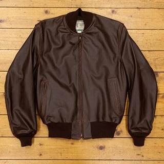 1950s College Jacket (Trainee), Battered Steerhide, 38" - S#5680