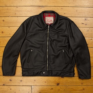 59'er Highwayman, Soft Grainy Steerhide: Black, 48" - VA#2215