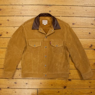 Type III Jean Jacket - Unlined Cow Suede, Suede: Golden, 42" - VA#2214