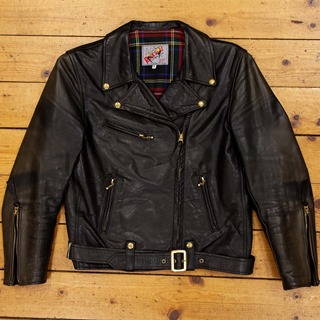 Ladies Motorcycle Jacket, Soft Black Italian HH, UK Ladies 12 - VA#2003
