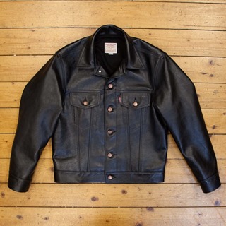 Type III Jean Jacket , Jerky: Black, 40" - S#7085