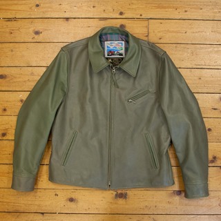 1930's Half Belt, Vicenza: Olive, 48" - S#7185