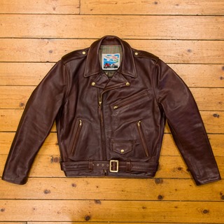 Motorcycle Jacket, CXSH: Brown, 40" - VA#2180