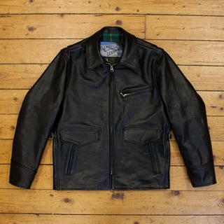 Long Half Belt (Blue Label), Vicenza: Black, 40" - S#7215