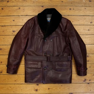 Shawl Collar Barnstormer , CXFQHH: Tumbled Cordovan, 40" - S#7204