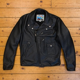 Vincent, Goatskin: Black, 40" - S#7149