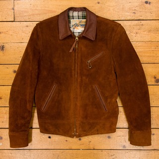 Majestic, Rust Goat Suede, 38" - S#5743