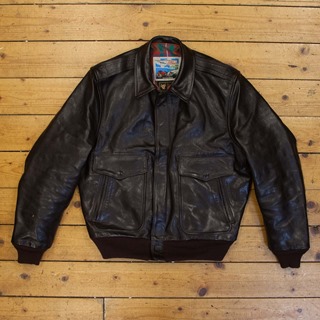 1950s Flight Jacket, Badalassi: Chestnut, 38" - S#7252