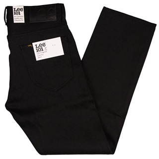 Lee 101z Jeans: Dry 14oz (Black)
