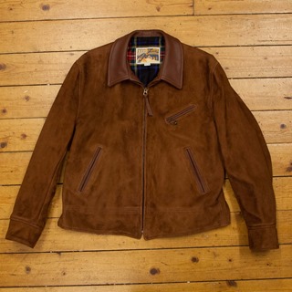 Majestic, Goat Suede: Rust, 46" - S#7059