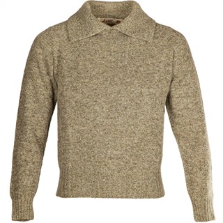 END OF LINE/CLEARANCE 1920's Eton Collared Sports Sweater: Mushroom (Size XXL)
