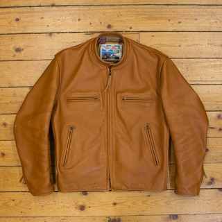 Café Racer, Steerhide: Tan, 42" - VA#2234