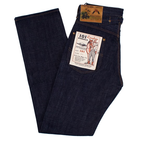 Lee Japan 101B Jeans Cinch Back 1934: Dry, Aero Leathers, UK