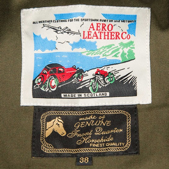 ジャケット・アウター Aeroleather long half belt 38 Long Half Belt, Aero Leathers, UK