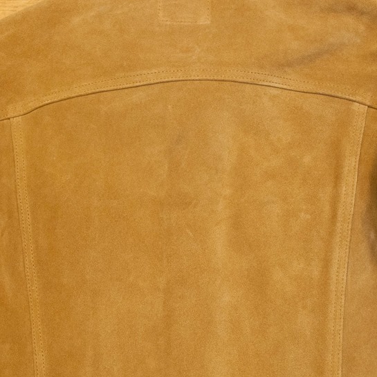 Type III Jean Jacket - Unlined Cow Suede, Suede: Golden, 40" - S#7316