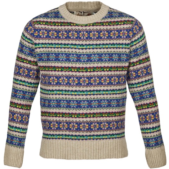 Long Sleeve 1940's Fair Isle: Hebridean, Aero Leathers, UK