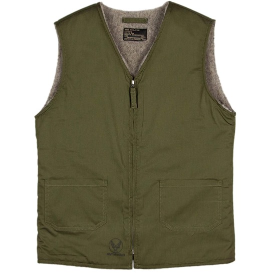 Pike Brothers 1942 C-2 Vest: Olive, Aero Leathers, UK