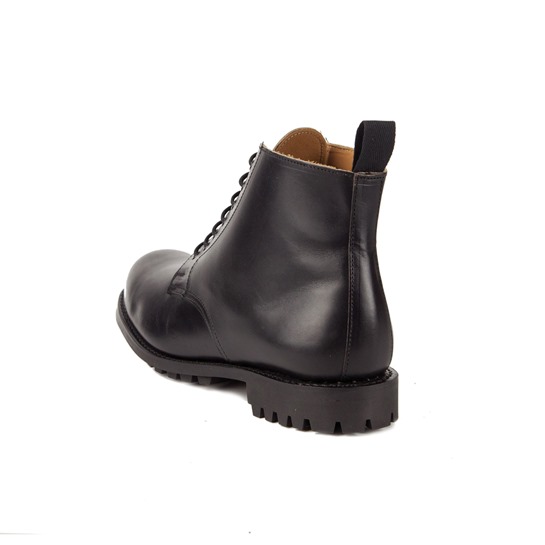END OF LINE/CLEARANCE Horsehide Work Boots (Commando Sole): Black (Size 11.5 and 12)