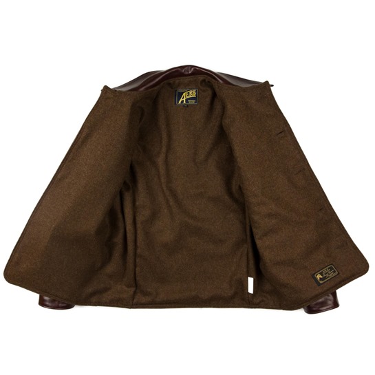 ジャケット・アウター Aeroleather Premier 1920s Work Coat Premier 1920s Work Coat | Leather Work Coat | Aero Leathers