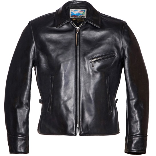 Aero 1950s Half Belt Leather Jacket | Made to Order