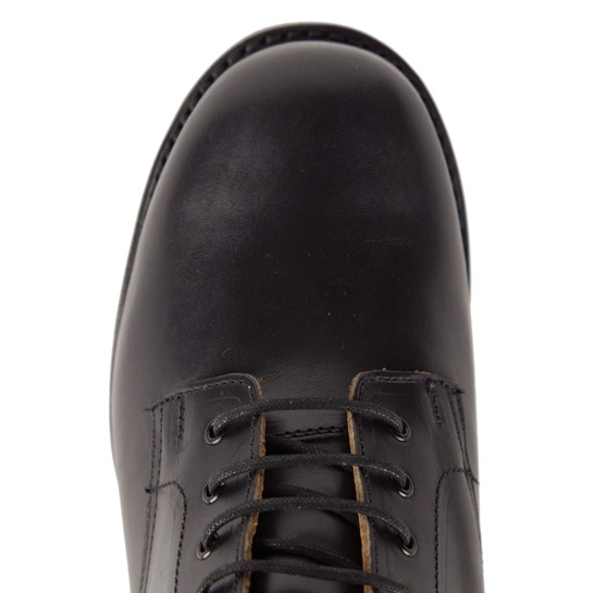 END OF LINE/CLEARANCE Horsehide Work Boots (Commando Sole): Black (Size 11.5 and 12)