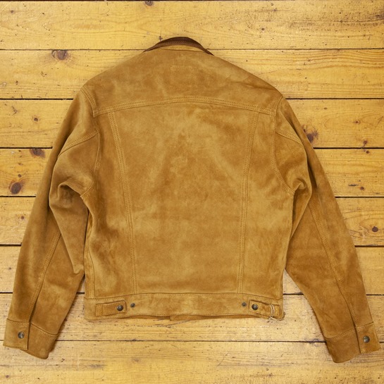 Type III Jean Jacket, Golden Calf Suede, 38