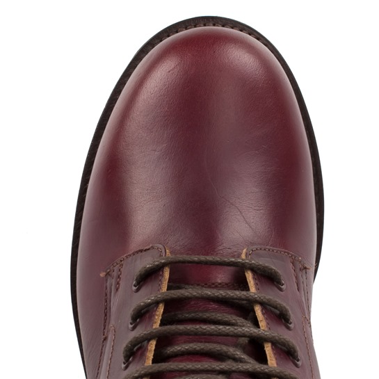 END OF LINE/CLEARNACE Jarrow Marcher Boots (Leather Sole): Cordovan (Smaller Sizes)