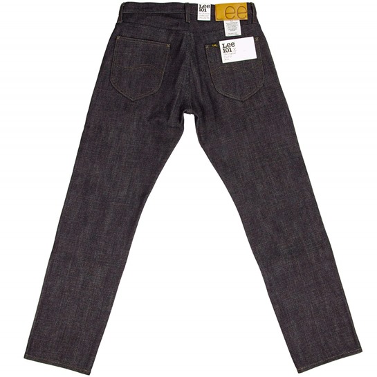 Lee 101z Jeans: Dry 21oz, Aero Leathers, UK