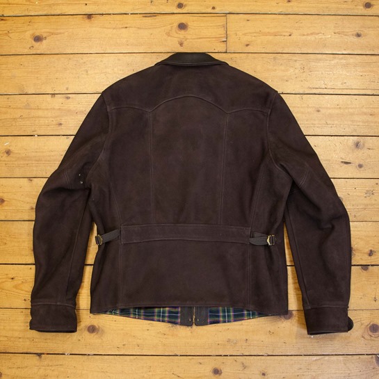 Majestic, Goat Suede: Chocolate, 42" - S#7296