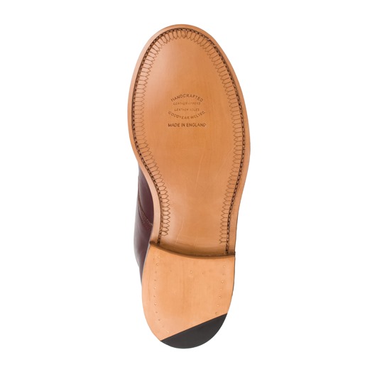 END OF LINE/CLEARNACE Jarrow Marcher Boots (Leather Sole): Cordovan (Smaller Sizes)