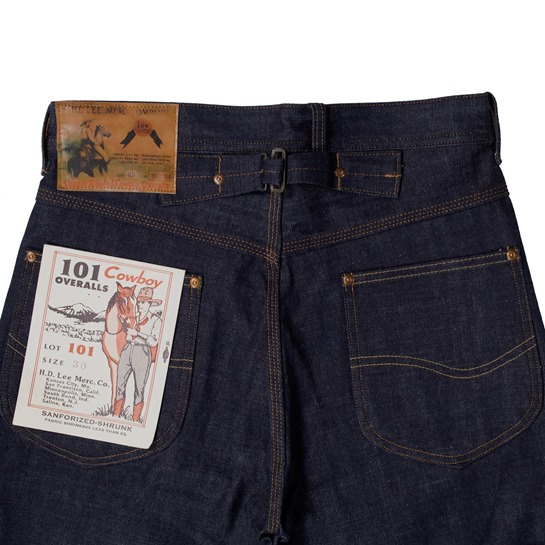 Lee Japan 101B Jeans Cinch Back 1934: Dry, Aero Leathers, UK