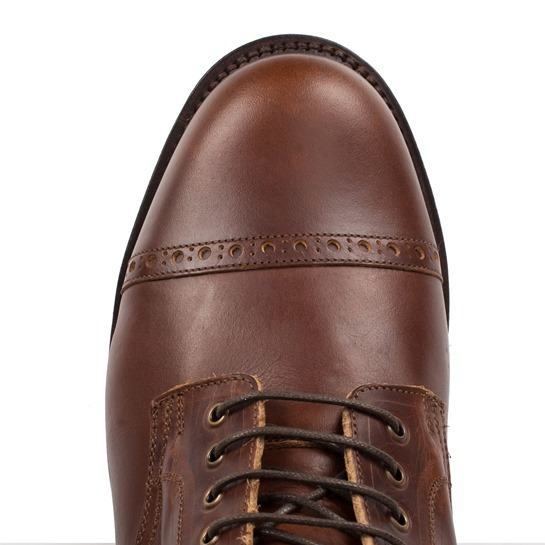 1920s Town Boots Leather Sole Brown Aero Leathers UK