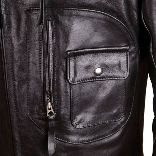Vincent 50s Biker Jacket | Vintage Style Leather Jacket