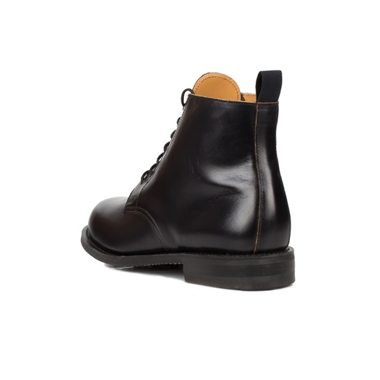 Jarrow Marcher Boots (Rubber Sole): Black, Aero Leathers, UK
