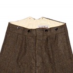 END OF LINE/CLEARANCE Harris Tweed Trousers: North Sea Herringbone