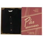 Pike Brothers 1927 Henley Shirt: Deep Black