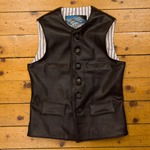 Shackleton Waistcoat (Blue Label), Seal Goatskin, 38 - BLS#002
