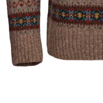 END OF LINE/CLEARANCE Classic Long Sleeve 1930s Fair Isle: Cullin (SIZE M + XXL)