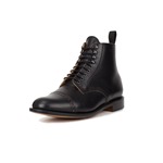 1920s Town Boots (Leather Sole): Black