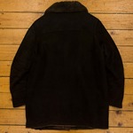 60s British Motoring Coat, Lambskin with suede side out, 40"-42" - CB#005