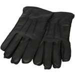 Classic Deerskin Gloves: Black