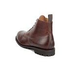 Horsehide Work Boots (Commando Sole): Brown