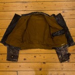 1920s/1930s 'Cyclist' Jacket, Unknown Leather, 34"-36" - CB#003
