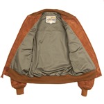 1950s College Jacket, Rust Goat Suede, 38" - S#5401