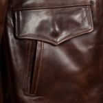 Aero Long Half Belt Jacket Pocket