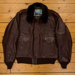 1950s Flight Jacket, Tobacco Badalassi, 40" - S#5975