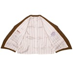 END OF LINE/CLEARANCE Harris Tweed Waistcoat: Autumn Window Pane (SIZE L)
