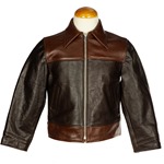 Kids Sample Jacket, Seal and Russet Jerky, Age 6-7 - S#4882